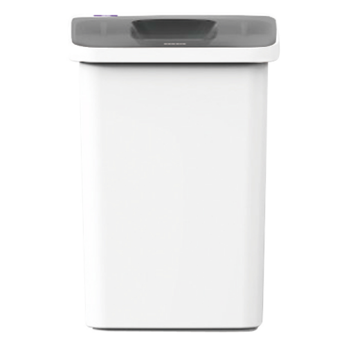 Kosz na śmieci 35 litrów SARAYA plastik biało-szary